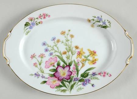 Bouquet 12" Oval Serving Platter