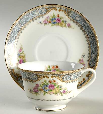 Danube Footed Cup & Saucer Set