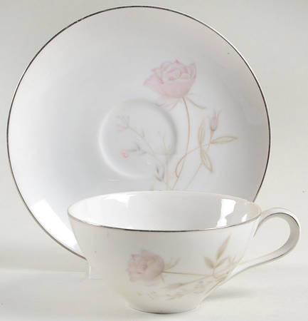 Dawn Flat Cup & Saucer Set