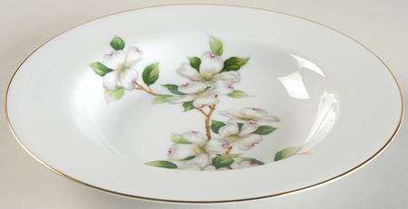 Dogwood Rim Soup Bowl