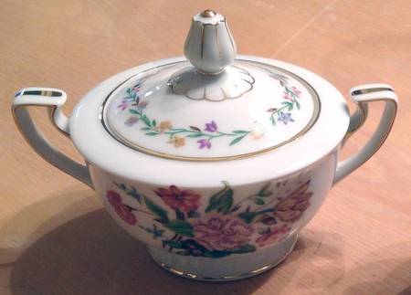 Florette Sugar Bowl & Lid