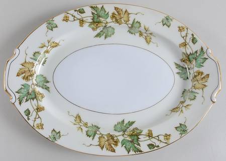 Gold Oak 12" Oval Serving Platter