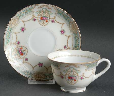 Margo Footed Cup & Saucer Set