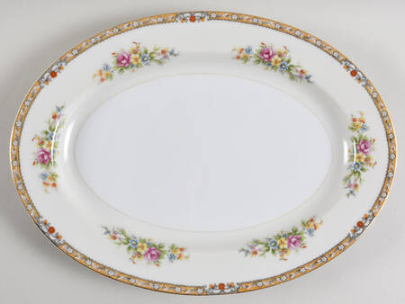 KIK1 13" Oval Serving Platter