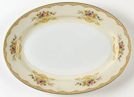 KIK2 14" Oval Serving Platter