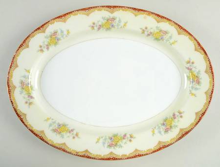 KIK3 14" Oval Serving Platter