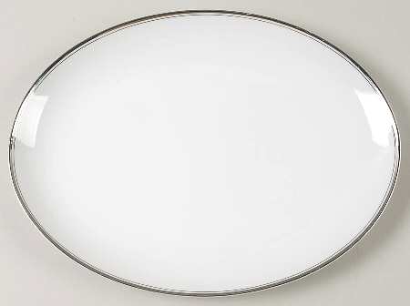 Silver Chalice 12" Oval Serving Platter