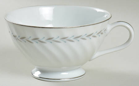 Silver Leaf Footed Cup