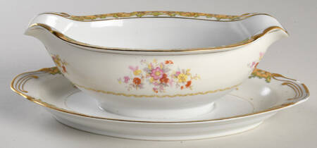 Aragon Gravy Boat with Attached Underplate