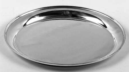 Sterling Hollowware Small Round Sterling Tray