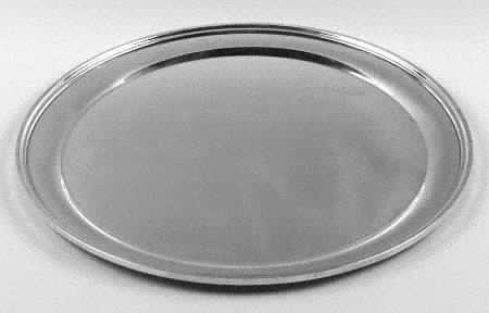Sterling Hollowware Large Round Sterling Tray