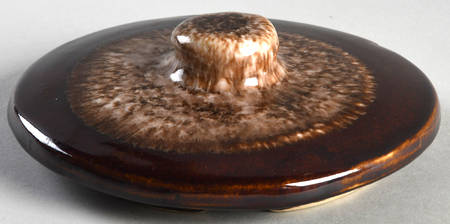 Brown Drip Lid for Bean Pot