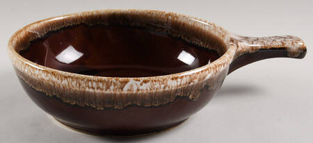 Brown Drip 1 Qt Round Casserole No Lid by Kathy Kale