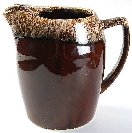 Brown Drip 2 Quart Pitcher