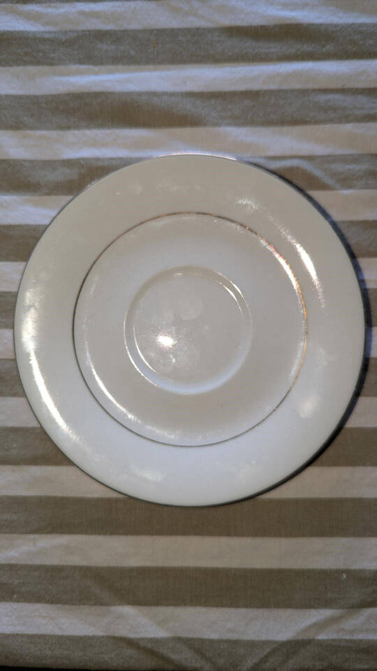 Elegant Gold Saucer