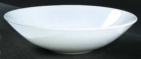 Accent White 9" Round Vegetable Bowl