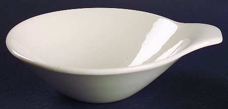 Accent White Lugged Cereal Bowl