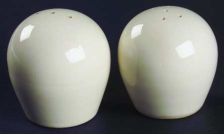 Accent White Salt & Pepper Set