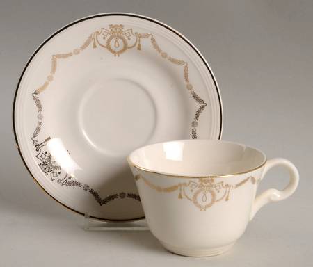 Adams Flat Cup & Saucer Set