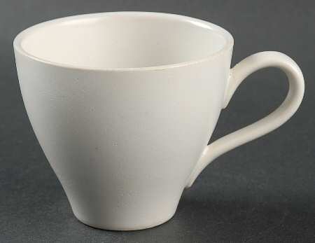 Antique White Flat Cup
