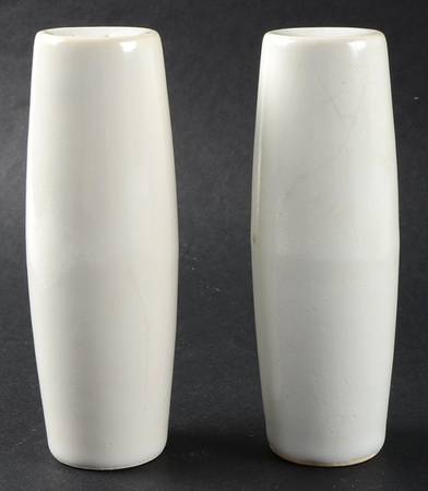Antique White Salt & Pepper Set