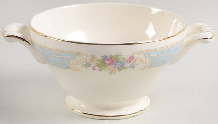 Blue Dawn Sugar Bowl No Lid