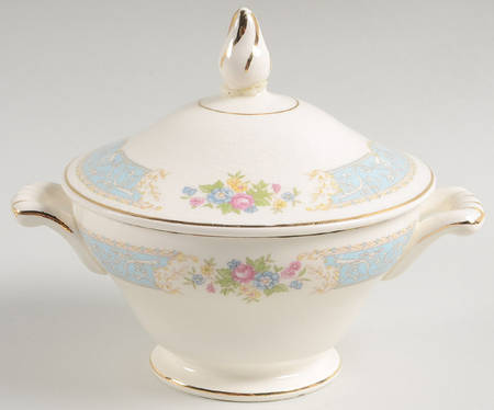 Blue Dawn Sugar Bowl & Lid