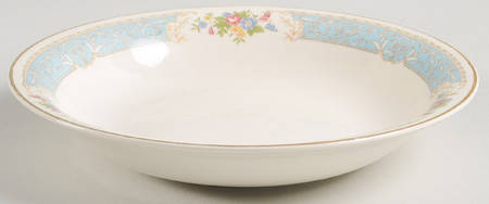 Blue Dawn Rim Soup Bowl