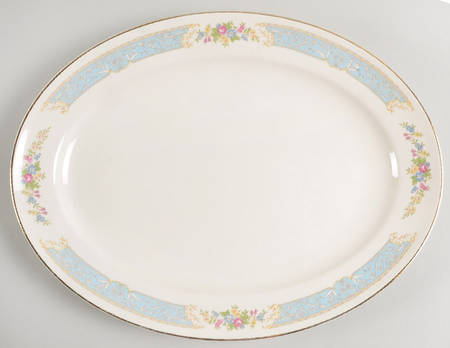 Blue Dawn 13" Oval Serving Platter