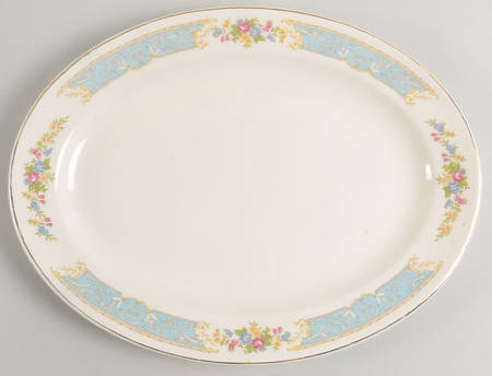 Blue Dawn 11" Oval Serving Platter