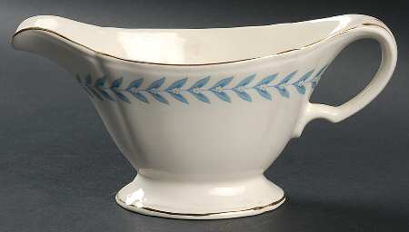 Blue Laurel Gravy Boat