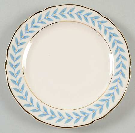 Blue Laurel Dessert/Pie Plate