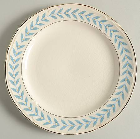 Blue Laurel Salad Plate
