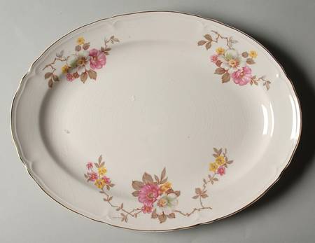 Blossom Time 13" Oval Serving Platter