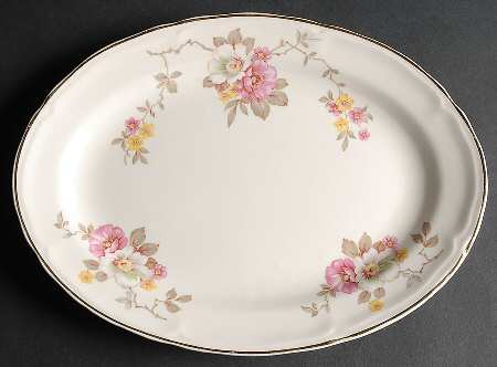 Blossom Time 11" Oval Serving Platter