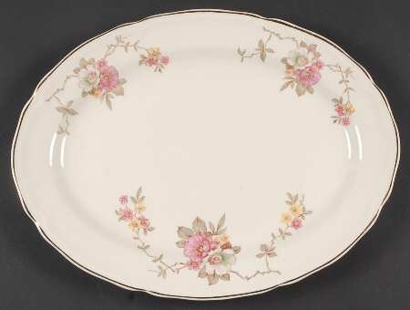 Blossom Time 13" Oval Serving Platter