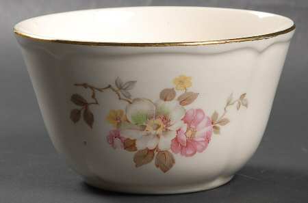 Blossom Time Cranberry Bowl