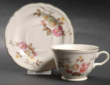 Blossom Time Footed Cup & Saucer Set