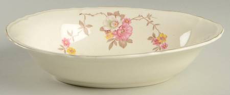 Blossom Time 9" Oval Vegetable Bowl