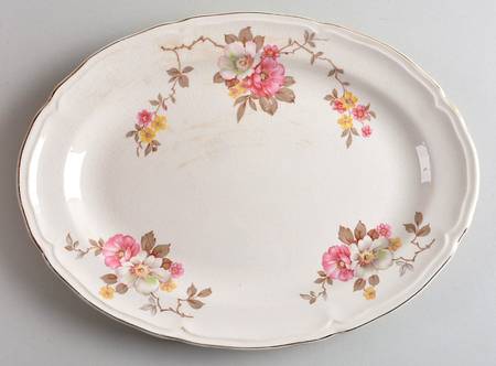 Blossom Time 12" Oval Serving Platter