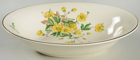 Buttercup 9" Oval Vegetable Bowl