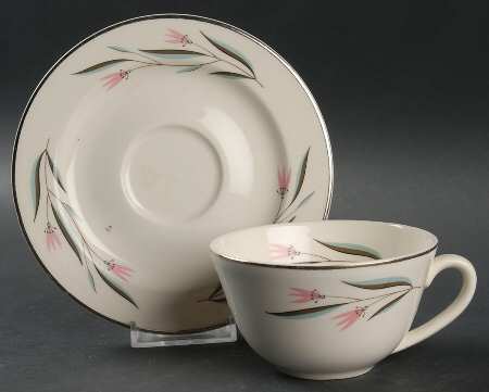 Carlton Flat Cup & Saucer Set