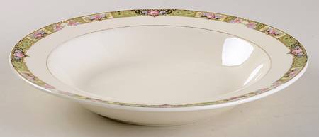 Chartreuse Rim Soup Bowl