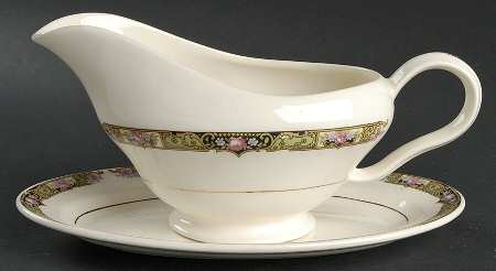 Chartreuse Gravy Boat & Underplate