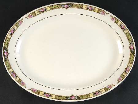 Chartreuse 11" Oval Serving Platter