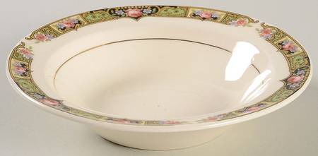 Chartreuse Rim Fruit/Dessert (Sauce) Bowl