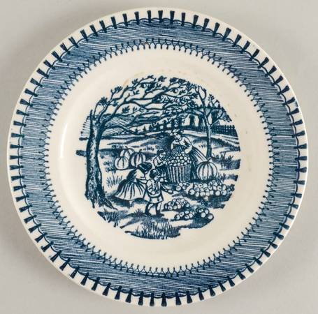 Country Life Blue Salad Plate