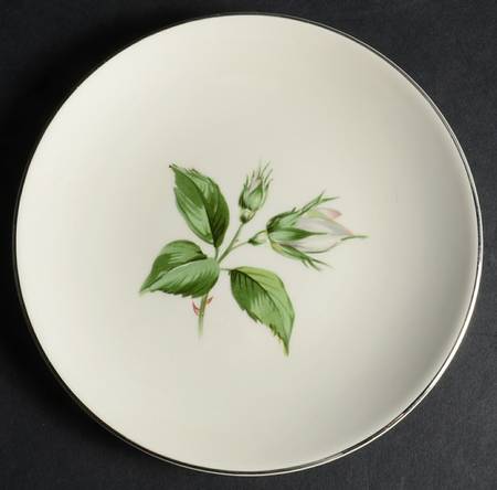 Damask Rose Bread & Butter Plate