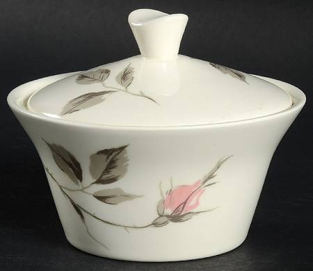 Dawn Rose Sugar Bowl & Lid