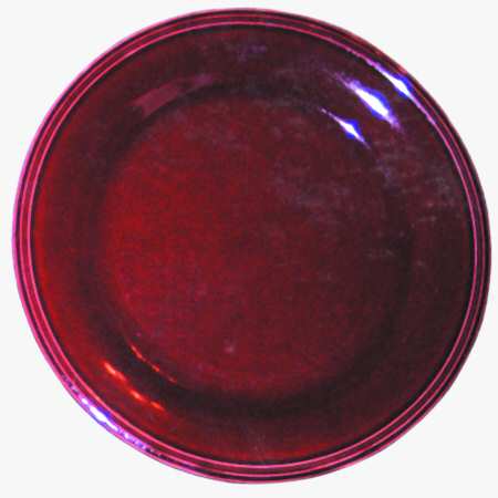 Deanna Burgundy (Festive) Dinner Plate